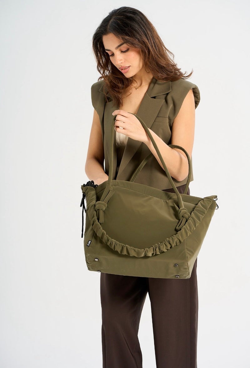 Zuri Via Tote - Olive - Image 2